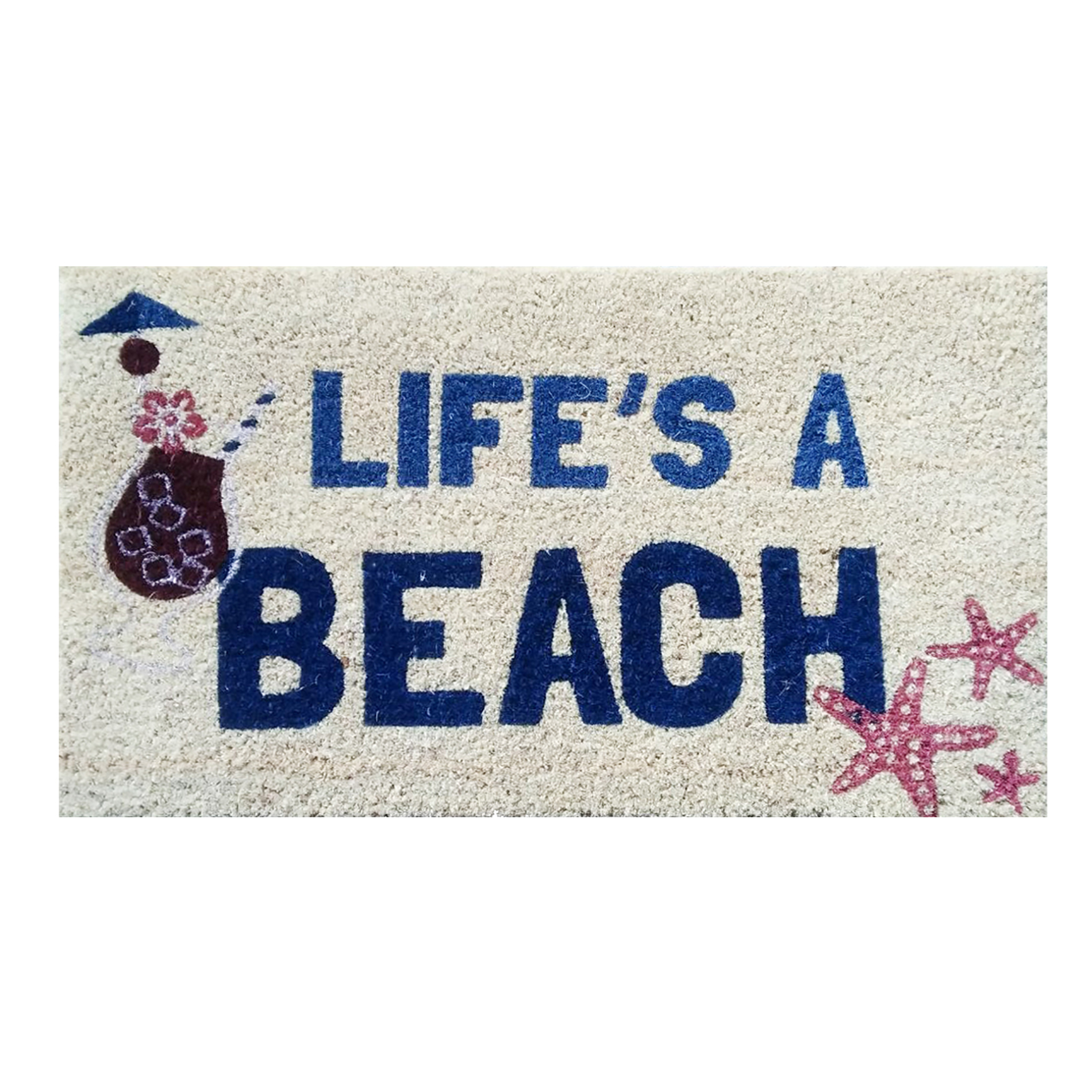 Life&#8217;s A Beach Doormat &#8211; 1.5&#8217; x 2.5&#8217;