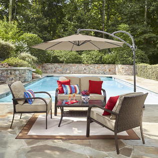 Sutton Rowe Logandale 4 Piece Patio Seating Set