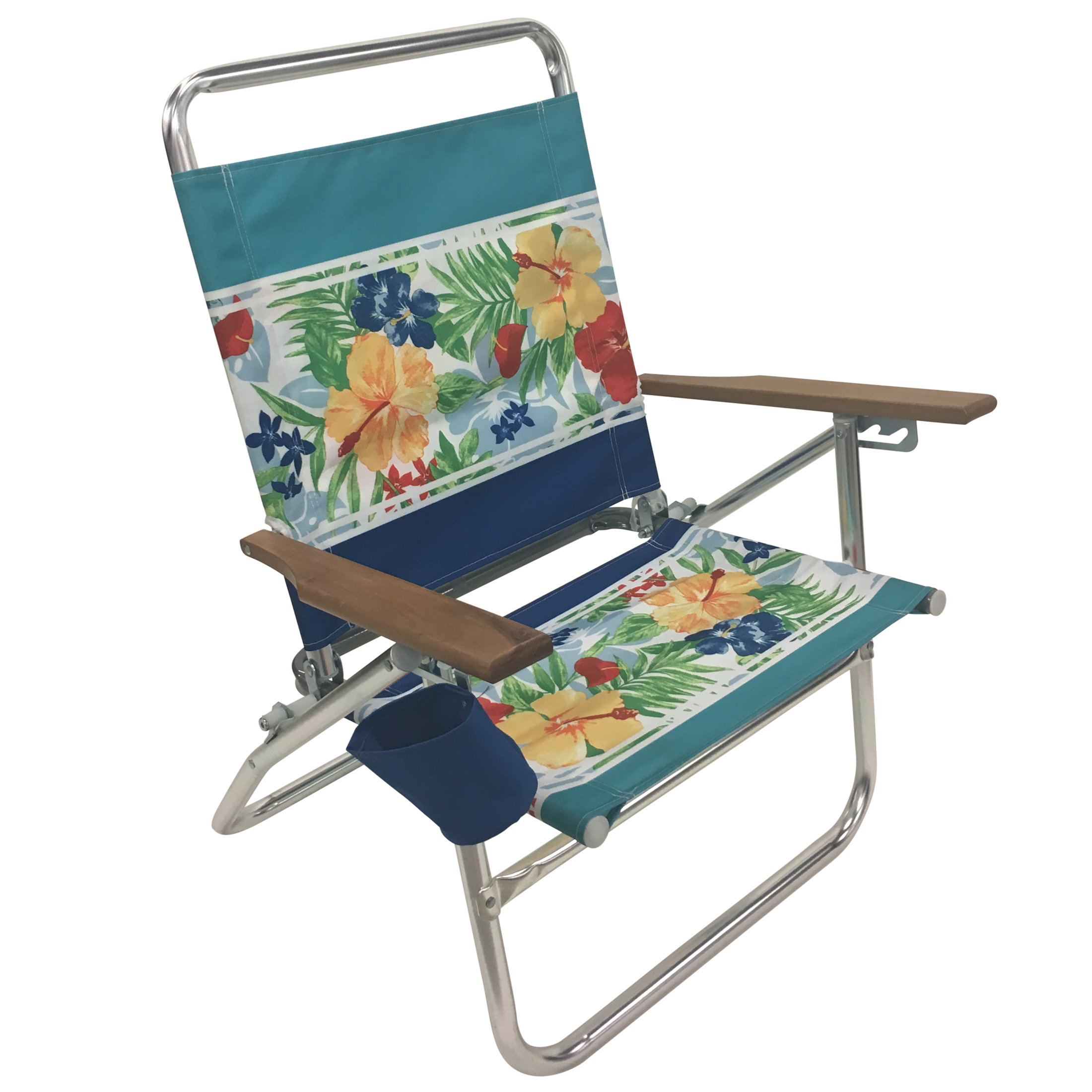 Essential Garden 3 Position Beach Chair - Blue *Limited Availability
