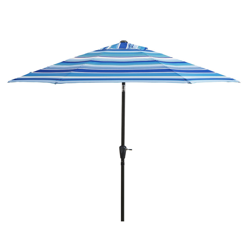 Essential Garden 9 Foot Aluminum Replacement Patio Umbrella - Multi Stripe *Limited Availability