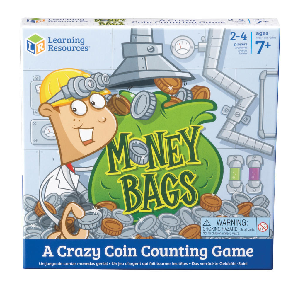Learning Resources Money Bags A Coin Value Game Gr 2+