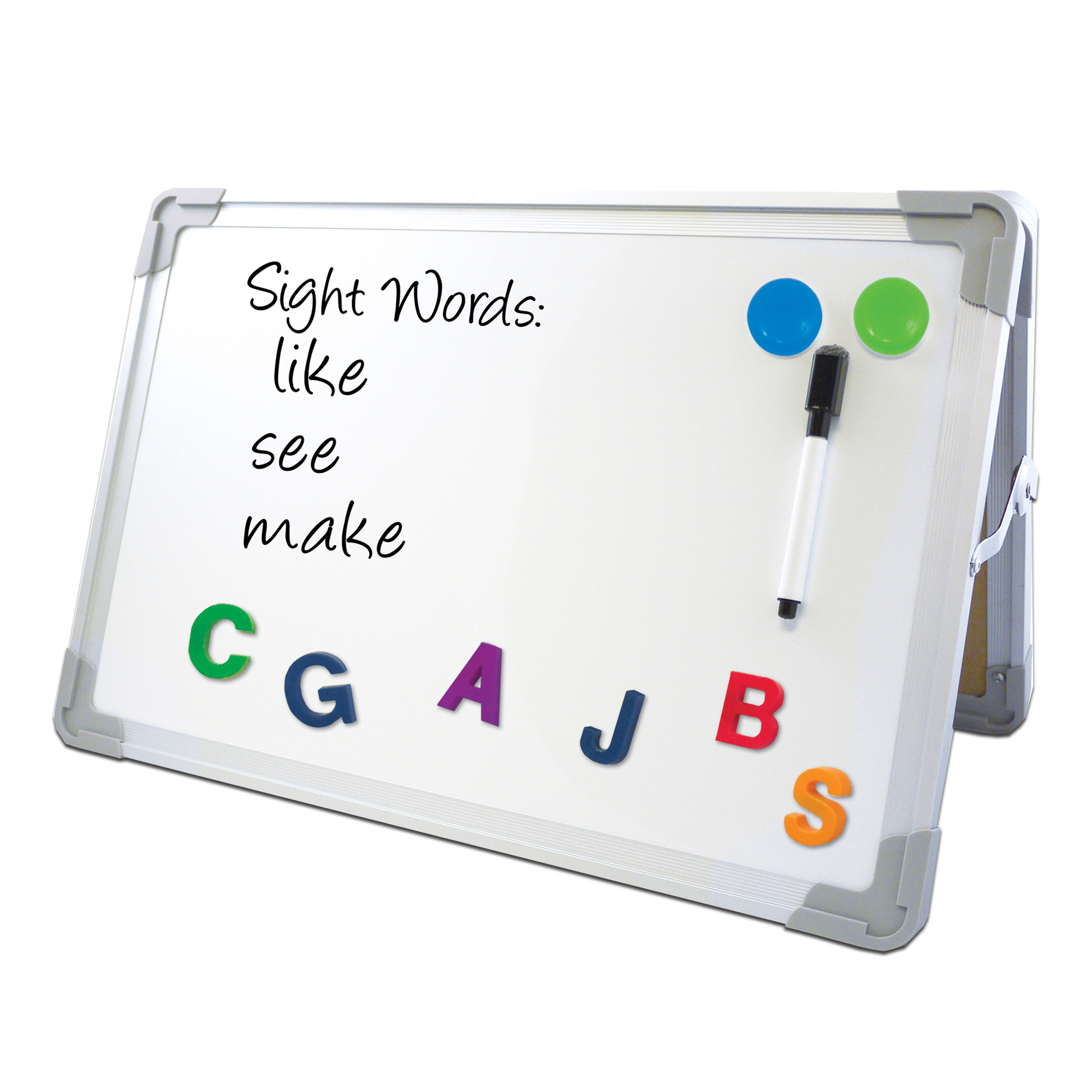 Flipside Products Magnetic Dry Erase Desktop Easel Set Flipside Products Magnetic Dry Erase Desktop Easel Set