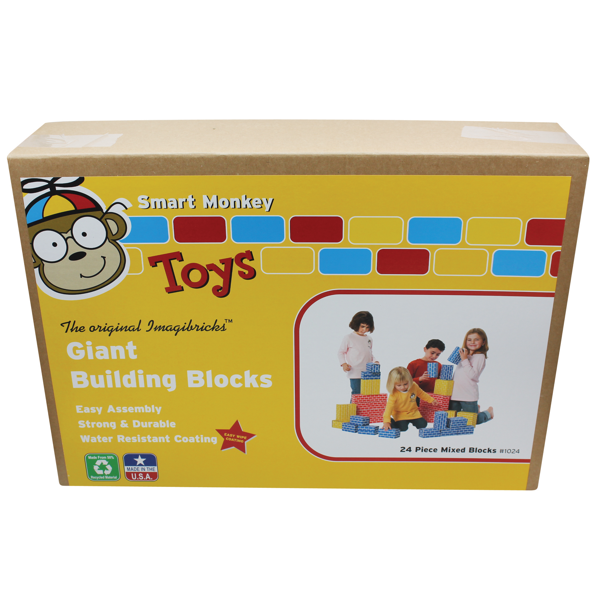 Smart Monkey Toys Imagibricks&#153; Giant Building 24Pc Set Blocks