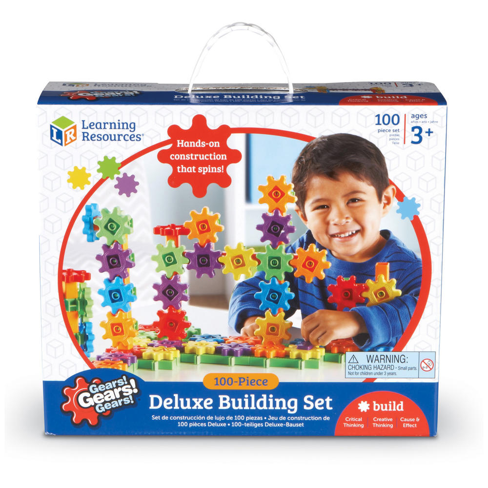 Learning Resources Gears! Gears! Gears!&#174; Beginner&#8217;S Building Set Of 100 Pieces
