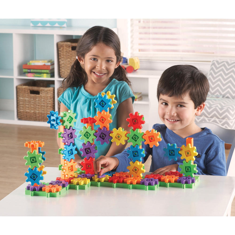 Learning Resources Gears! Gears! Gears!&#174; Beginner&#8217;S Building Set Of 100 Pieces