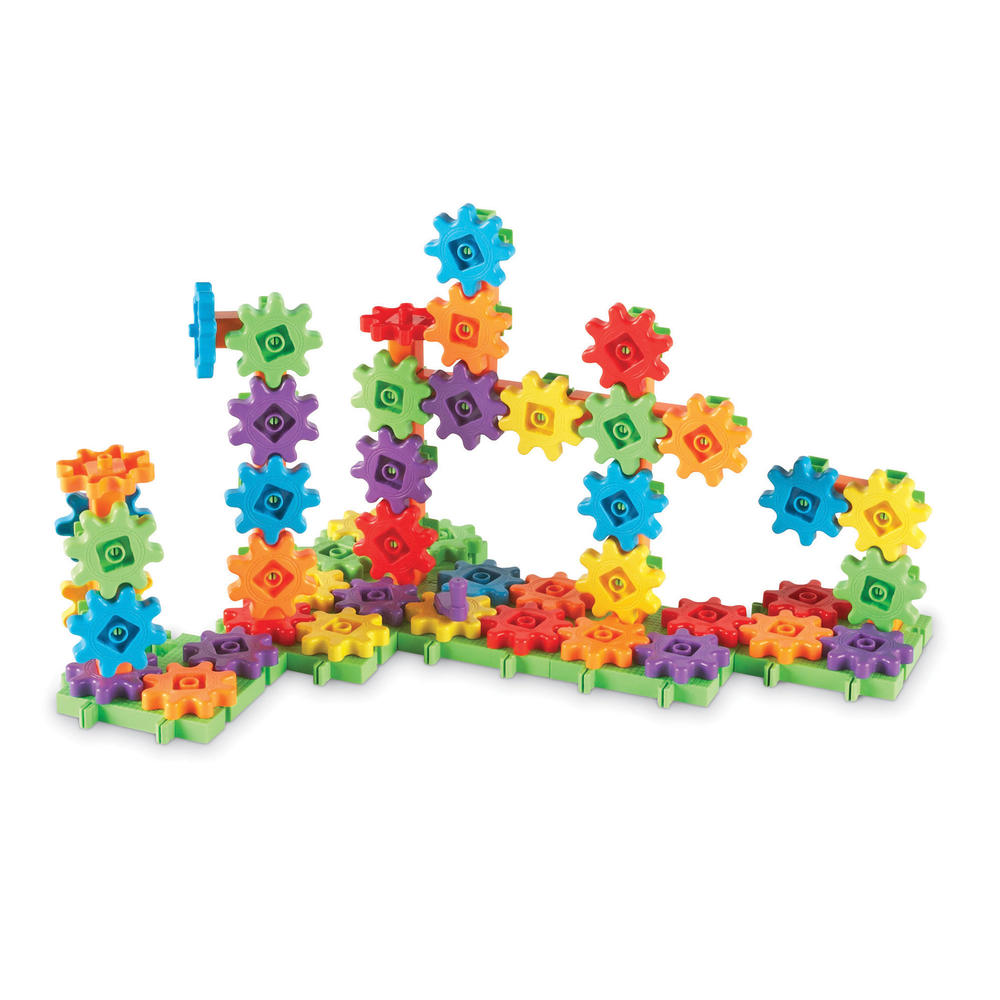 Learning Resources Gears! Gears! Gears!® Beginner&#8217;S Building Set Of 100 Pieces