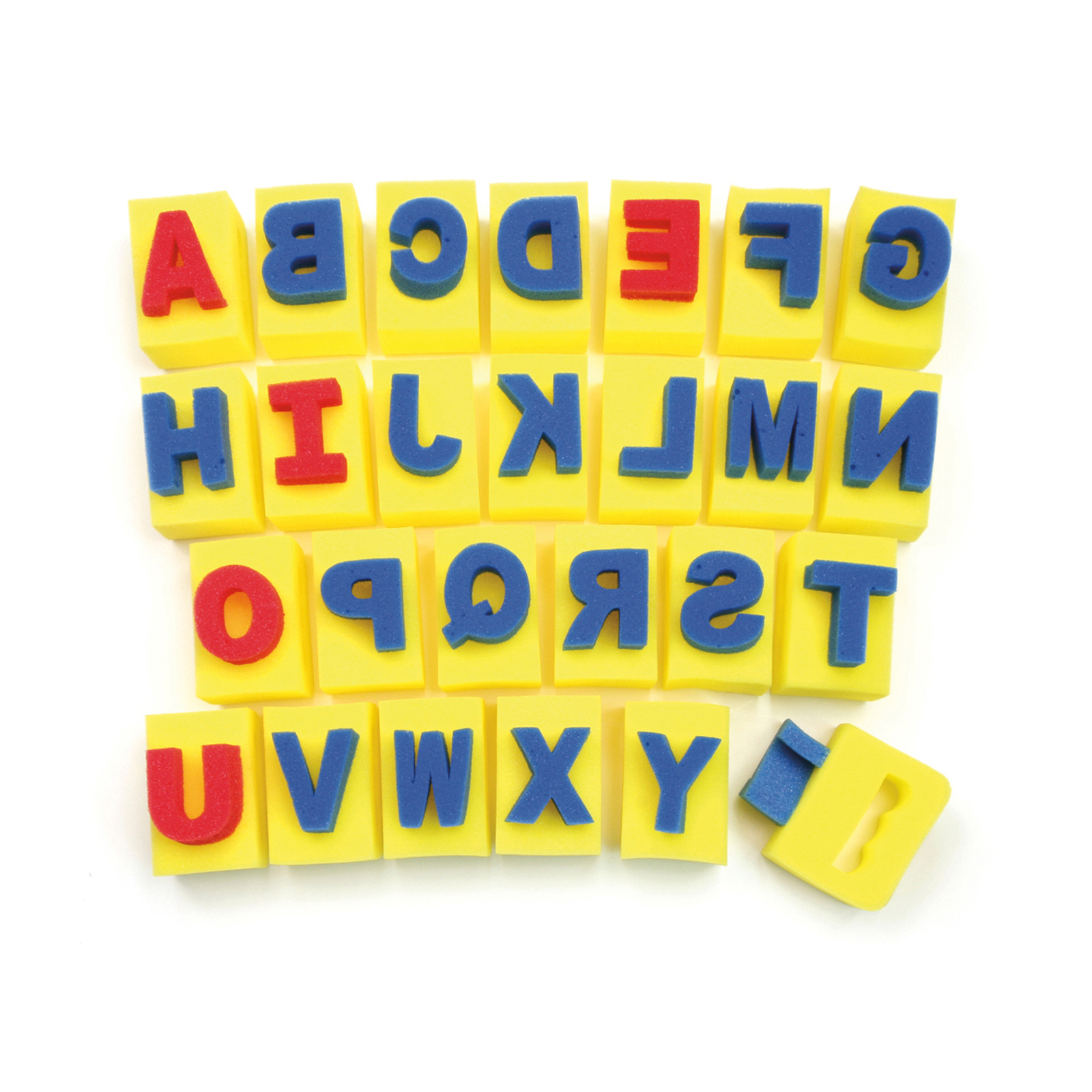 Pacon Paint Handle Sponges Capital Letters 26 Designs Pacon Paint Handle Sponges Capital Letters 26 Designs