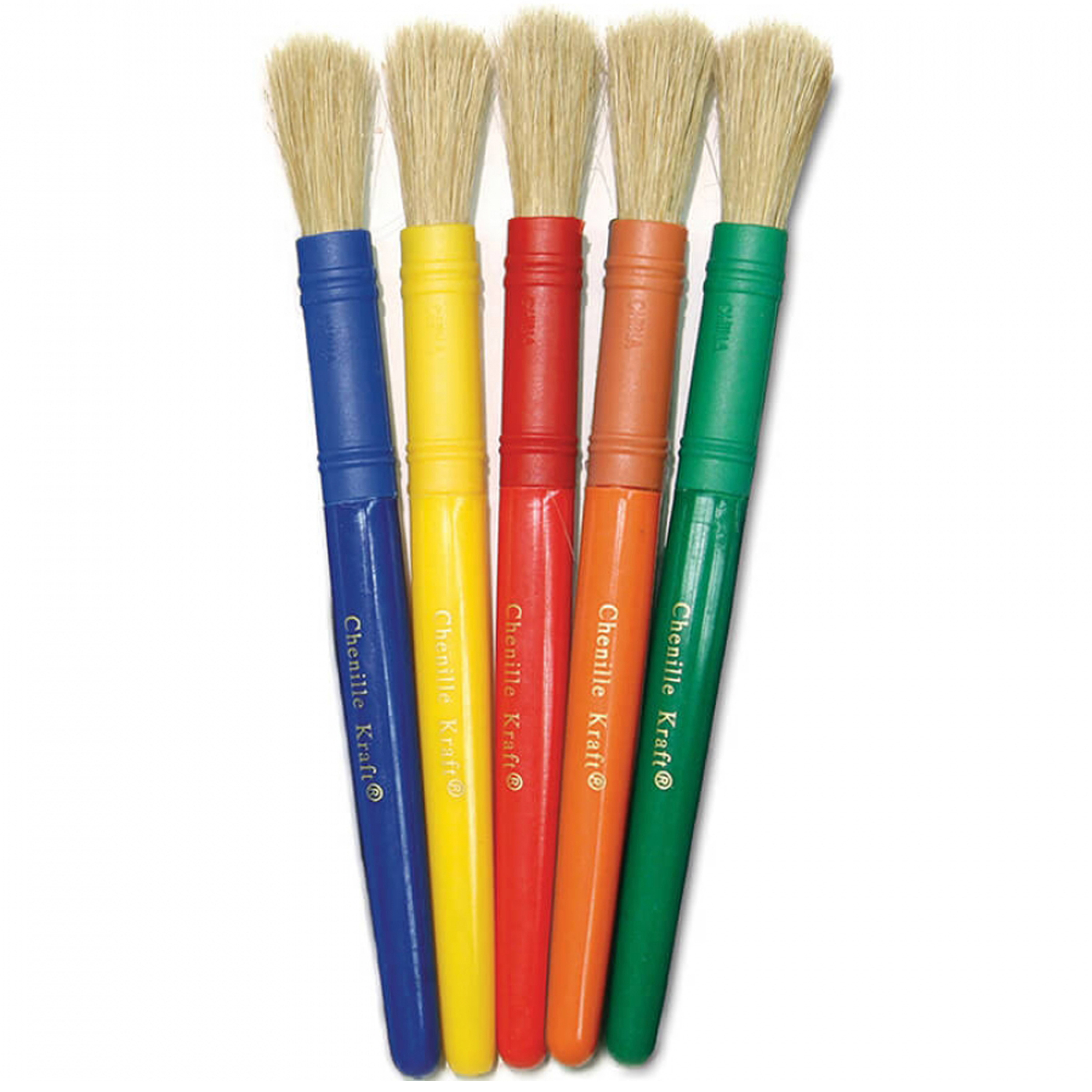 Creativity Street Colossal Brushes Assorted Colors - 5 Per Pk, 12 Packs, Red Creativity Street Colossal Brushes Assorted Colors - 5 Per Pk, 12 Packs, Red