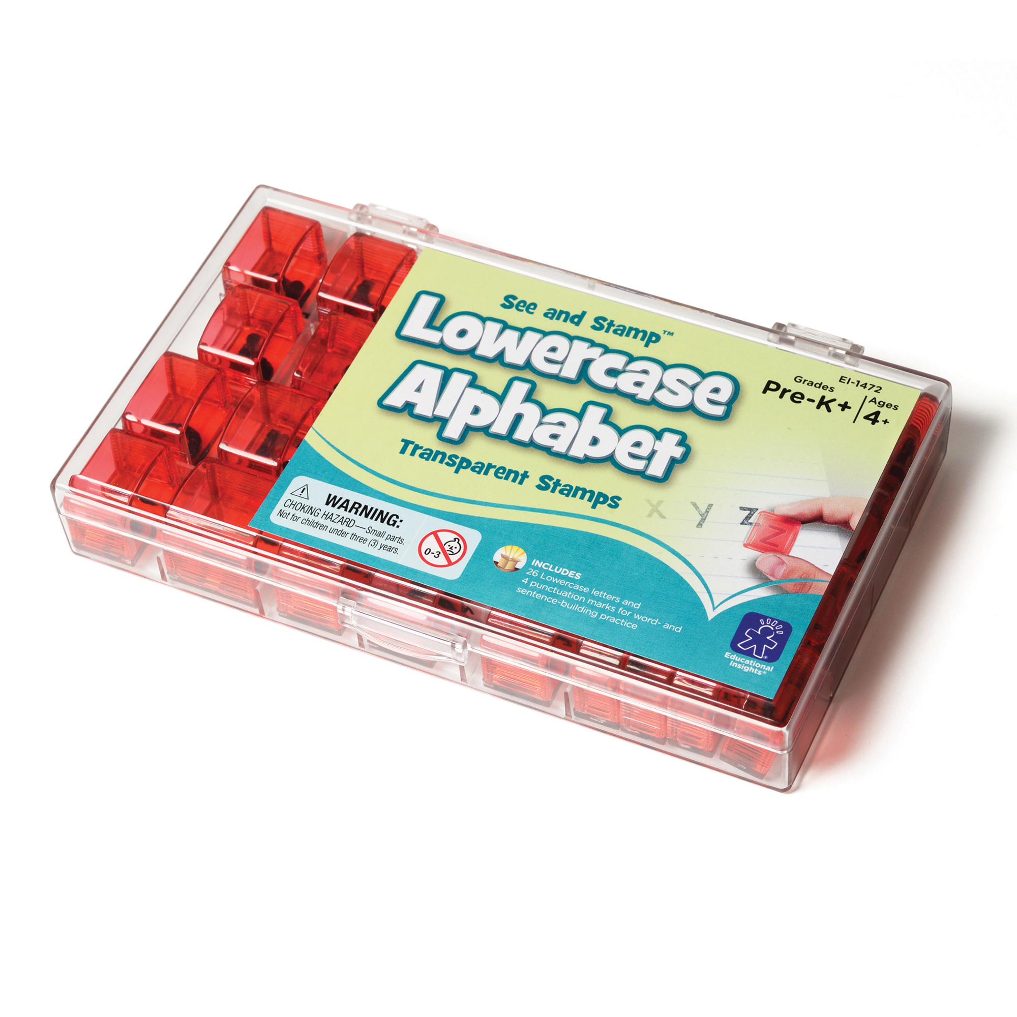 Educational Insight Eductional Insights See and Stamp™ Lowercase Alphabet Transparent Stamps, Set of 2 Educational Insight Eductional Insights See and Stamp™ Lowercase Alphabet Transparent Stamps, Set of 2