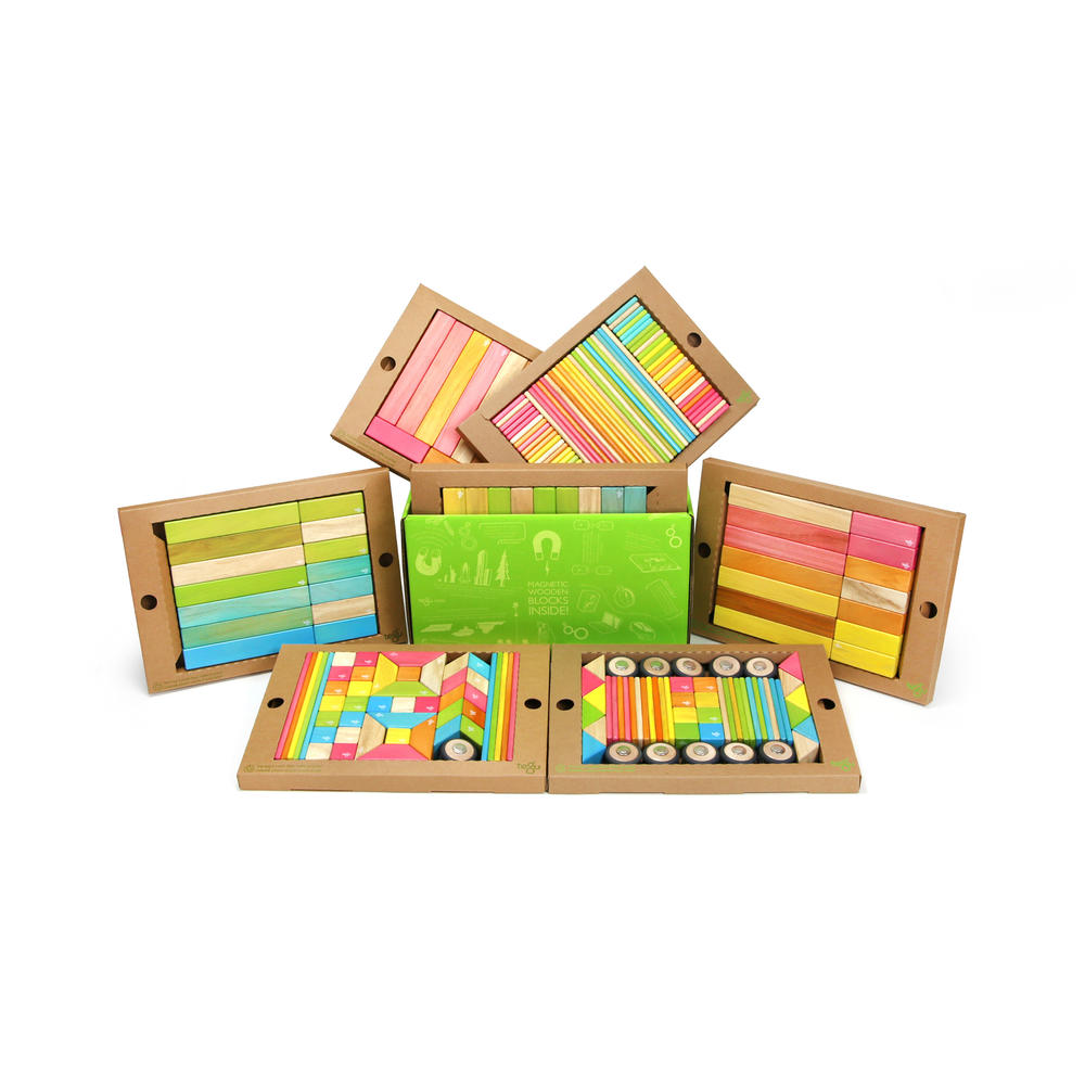 Tegu  magnetic blocks - 240 Piece Classroom Kit in Tints