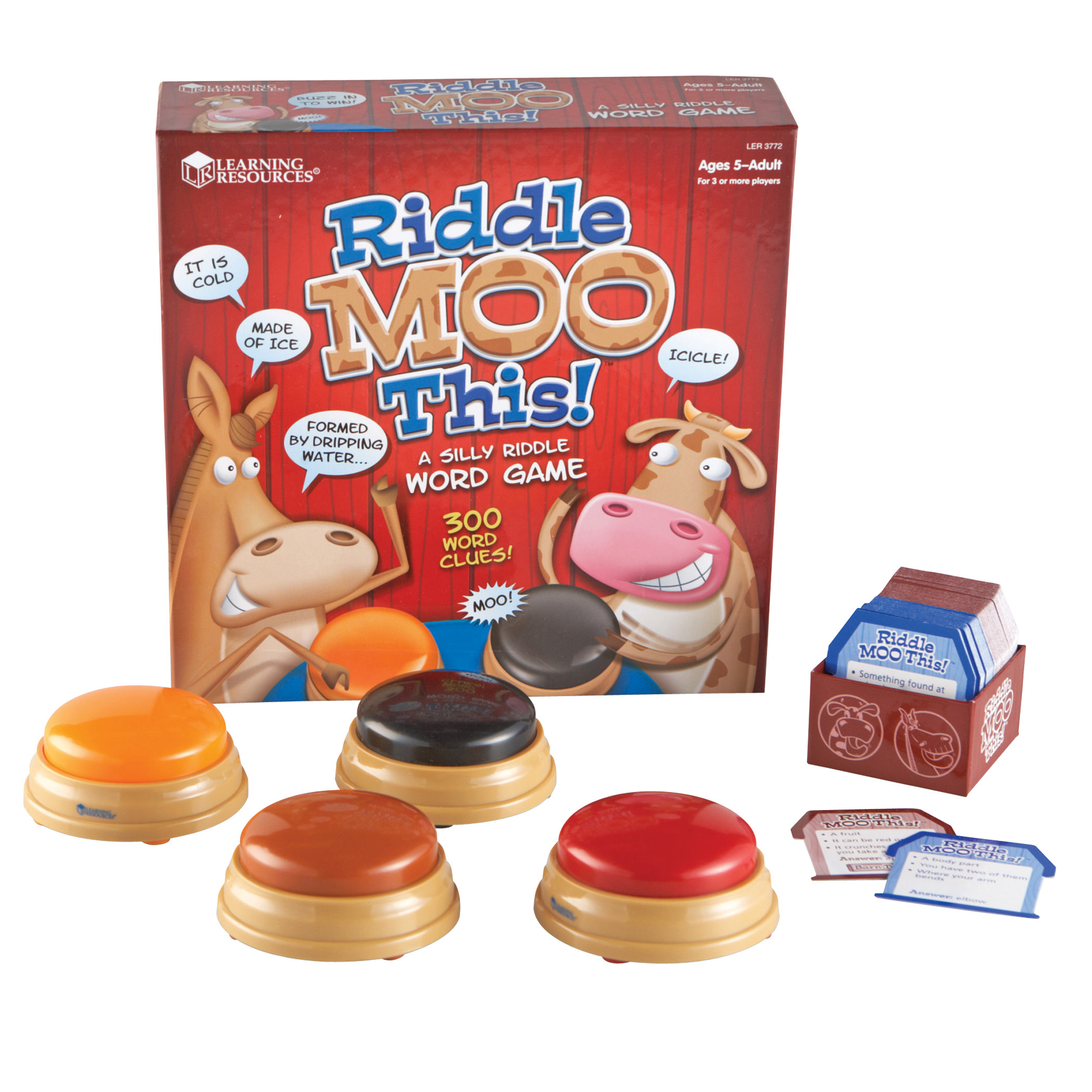 Learning Resources Riddle Moo This - A Silly Riddle Word Game Learning Resources Riddle Moo This - A Silly Riddle Word Game