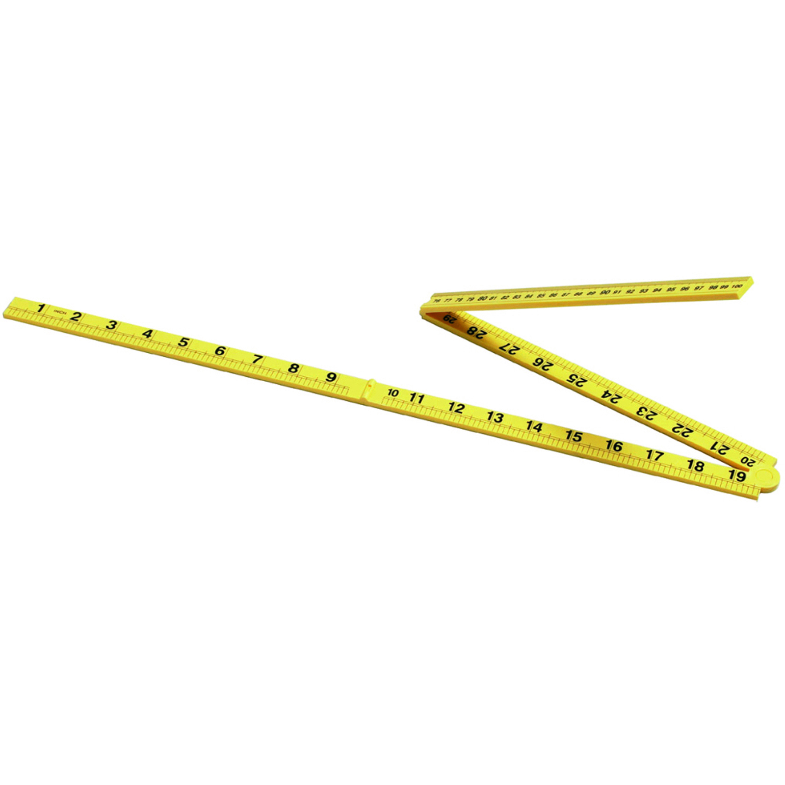 Learning Advantage Folding Meter Stick, Set of 6, Beige Learning Advantage Folding Meter Stick, Set of 6, Beige