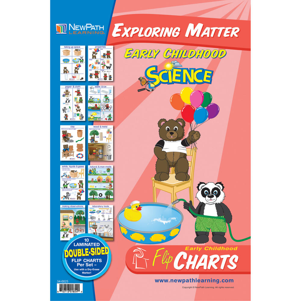 New Path Learning Early Childhood Science Readiness Flip Charts, Exploring Matter