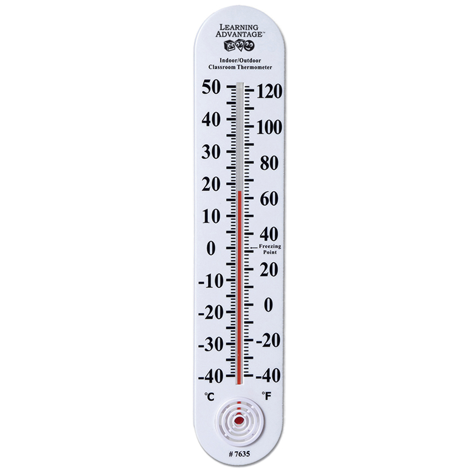 7635 Learning Advantage 15" Indoor/Outdoor Classroom Thermometer