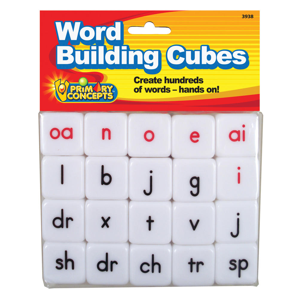 Primary Concepts Word Building Cube, 20 Pieces