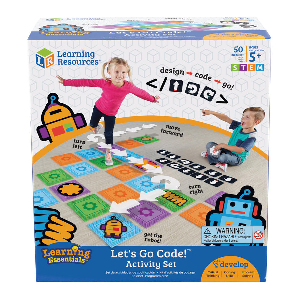 Learning Resources Let's Go Code!&#8482; Activity Set