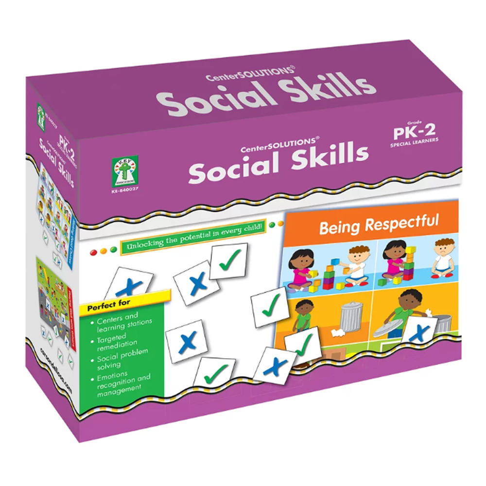 Carson-Dellosa Pub Group Social Skills File Folder Game, Grades PreK-2