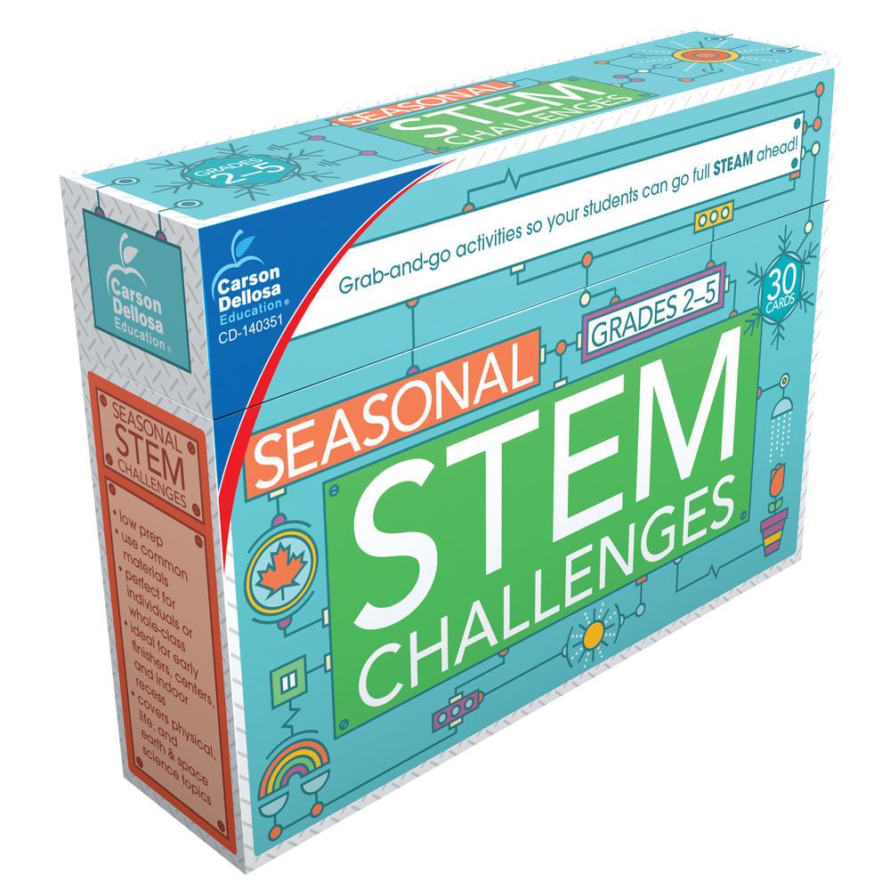 Carson-Dellosa Pub Group Seasonal STEM Challenges Learning Cards