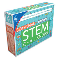 Carson-Dellosa Pub Group Carson Dellosa Education Seasonal STEM Challenges Learning Cards