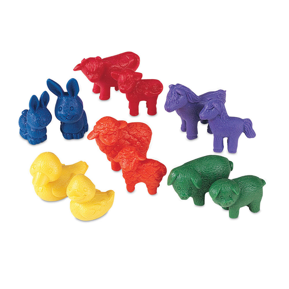 Learning Resources Friendly Farm® Animal Counters, Set of 72