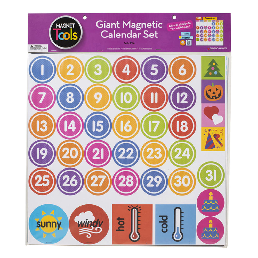 Dowling Magnets Magnet Tools&#8482; Giant Magnetic Calendar Set
