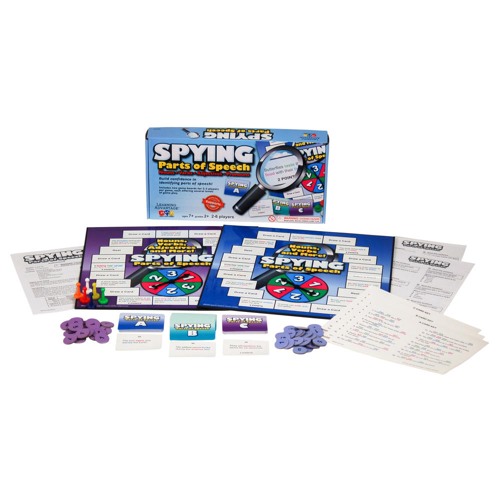 Learning Advantage Spying Parts of Speech Game