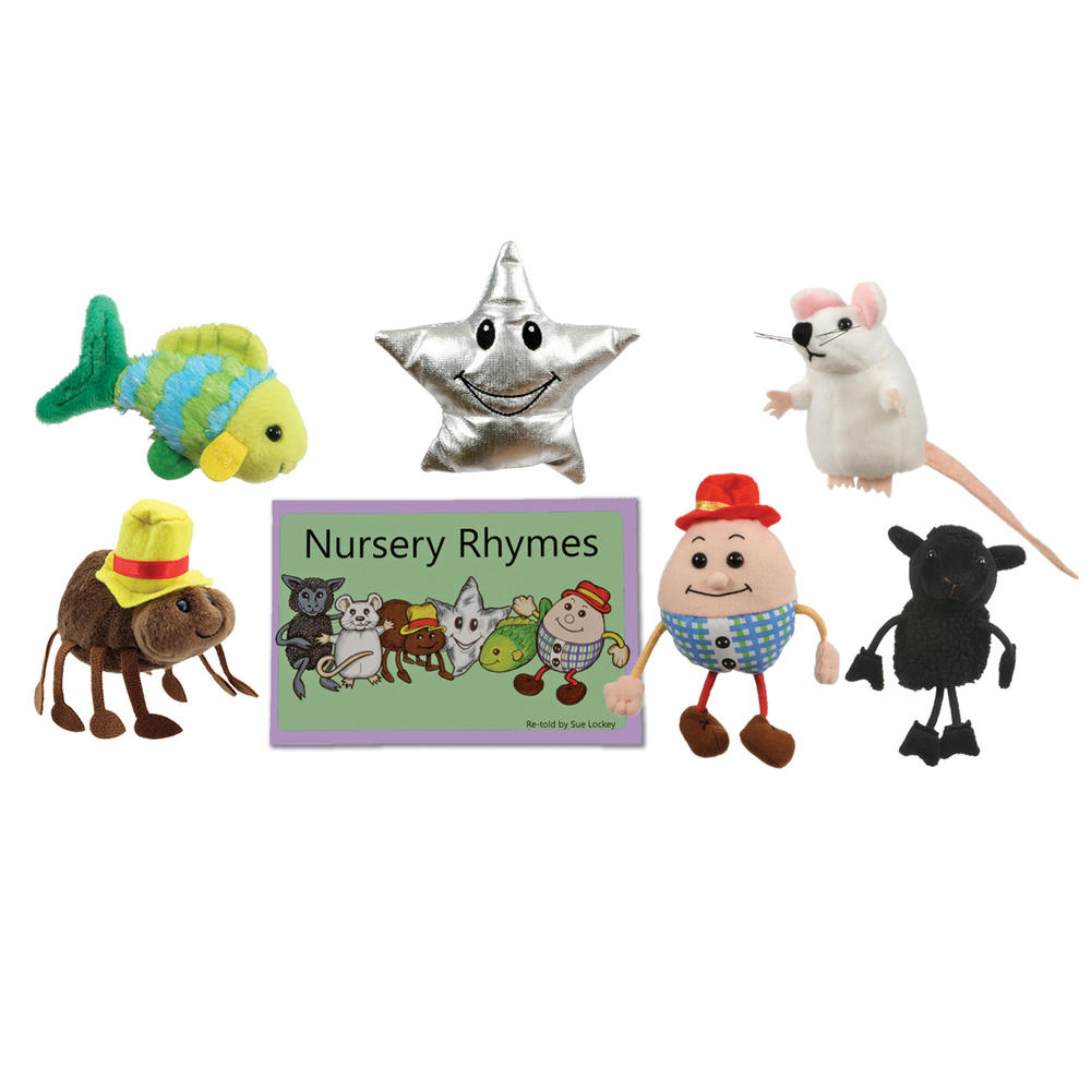 The Puppet Company Nursery Rhymes Finger Puppets and Book Set