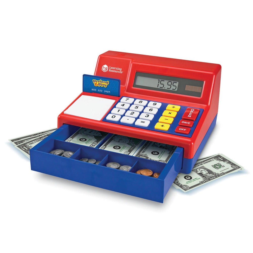 Learning Resources Pretend & Play&#174; Calculator Cash Register