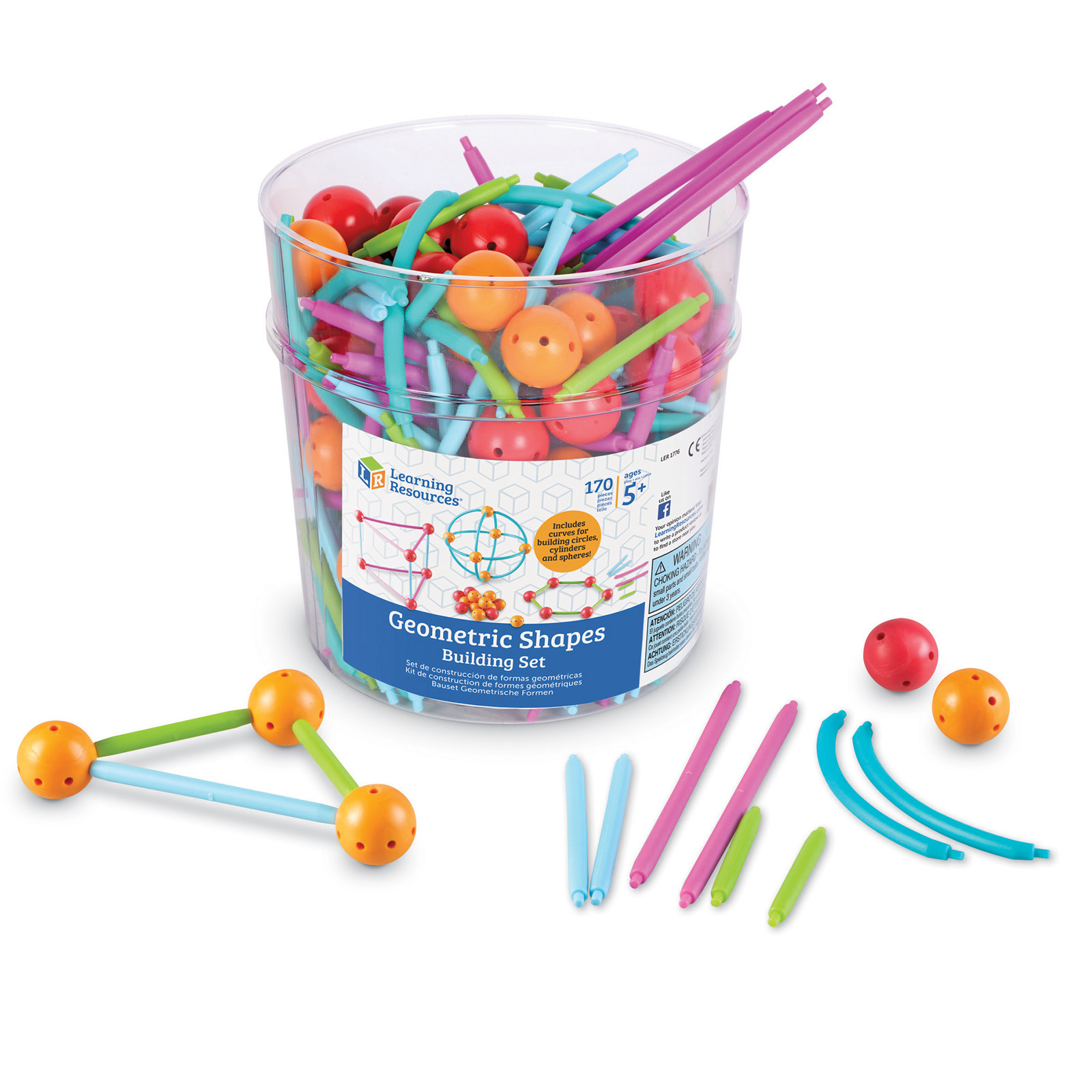 Learning Resources Geometric Shapes Building Set Learning Resources Geometric Shapes Building Set