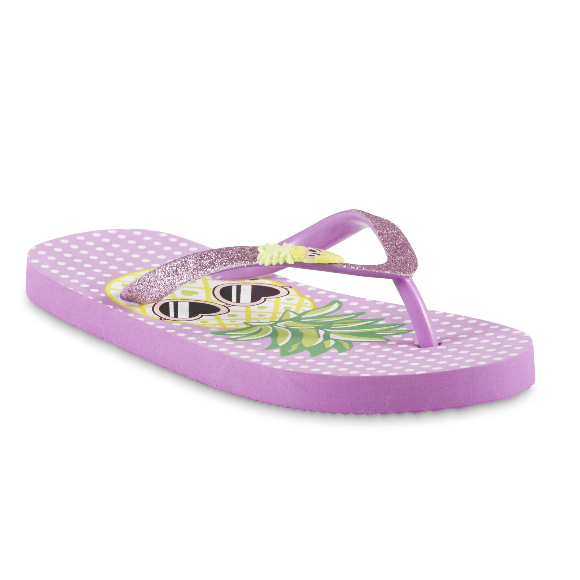 CRB Girl Youth Girls' Flip-Flop Sandal - Purple