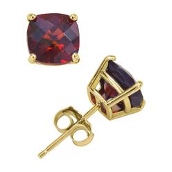 Parade of Jewels 14K Gold 8mm Cushion Stud Earrings