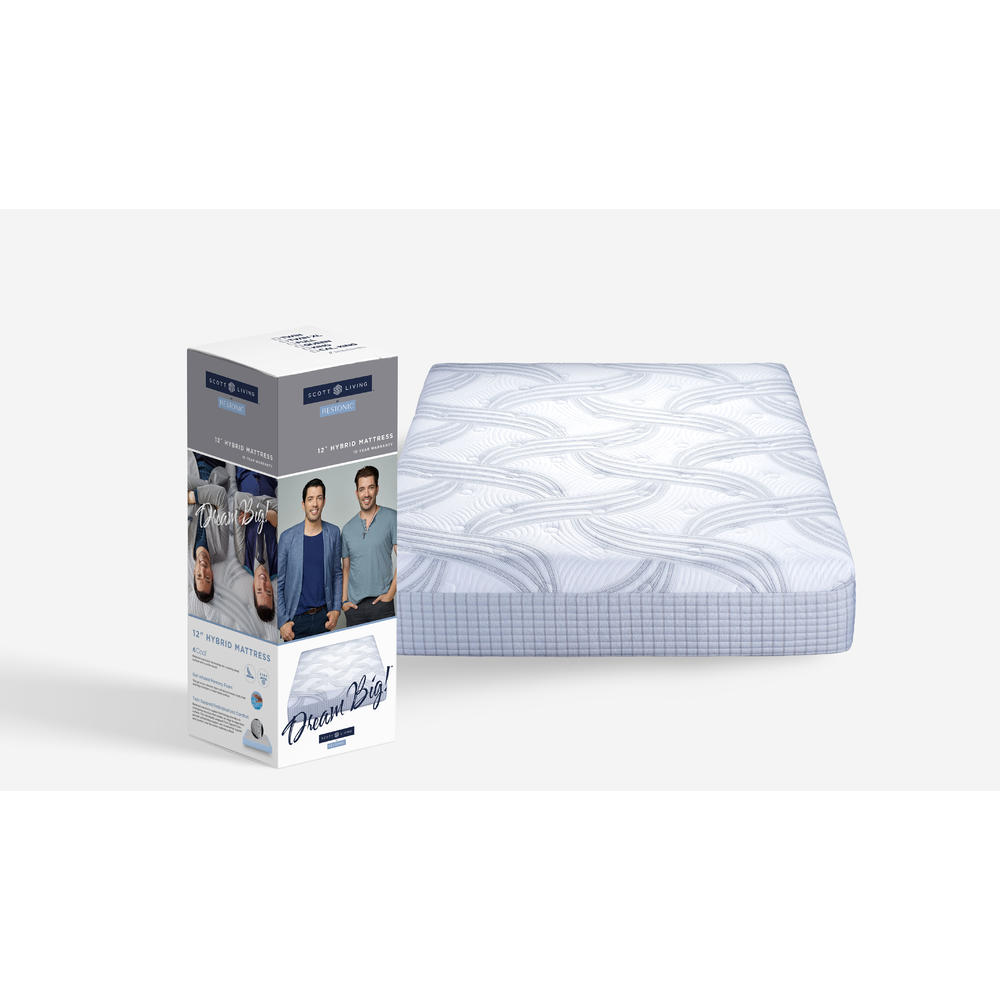 Scott Living by Restonic 12" Hybrid Full Mattress In A Box