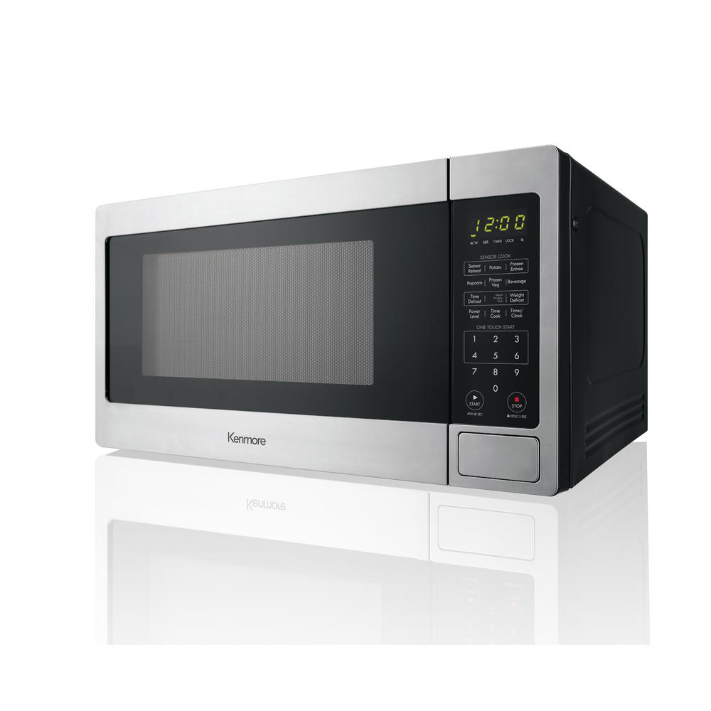 Kenmore 71313 1.3 cu. ft. Countertop Microwave Oven Stainless Steel