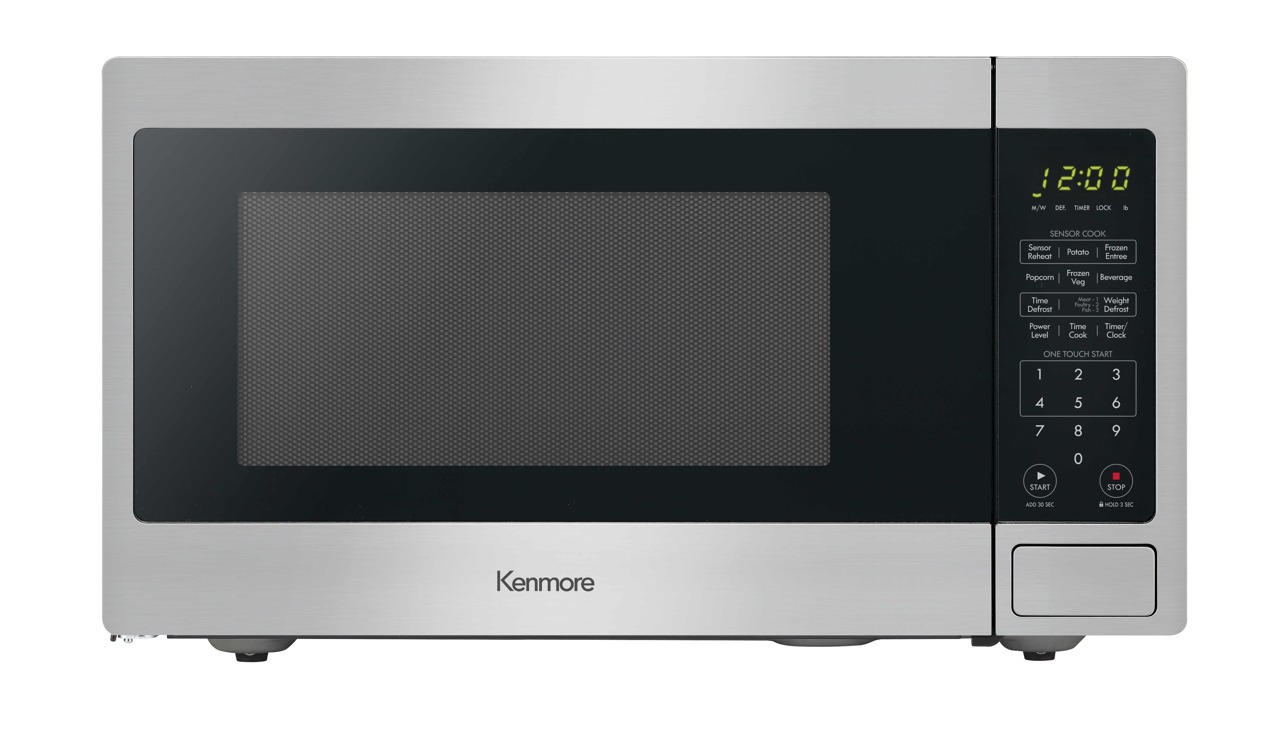 Kenmore 71313 1 3 Cu Ft Countertop Microwave Oven Stainless Steel