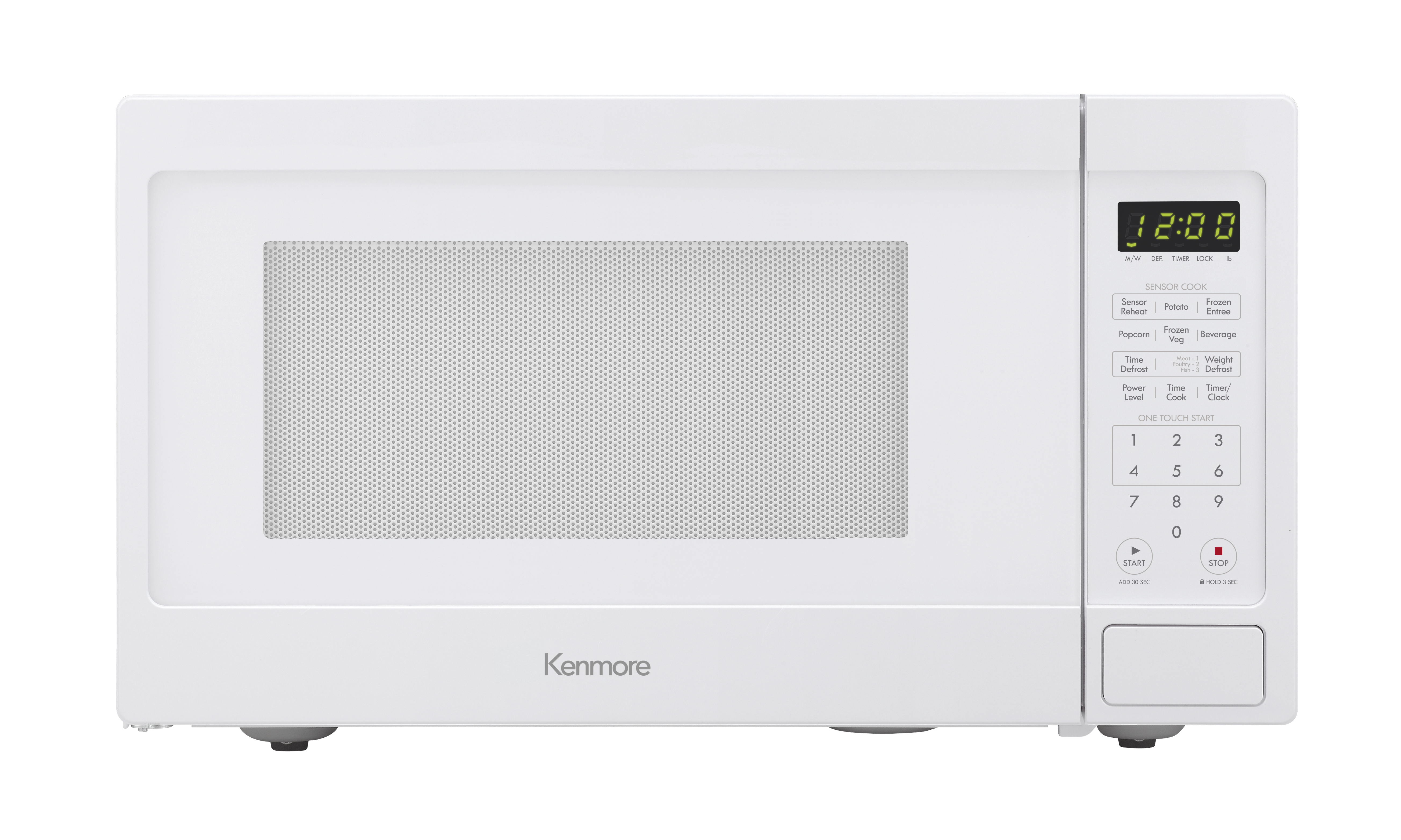 Kenmore 71312 1 3 Cu Ft Countertop Microwave Oven White