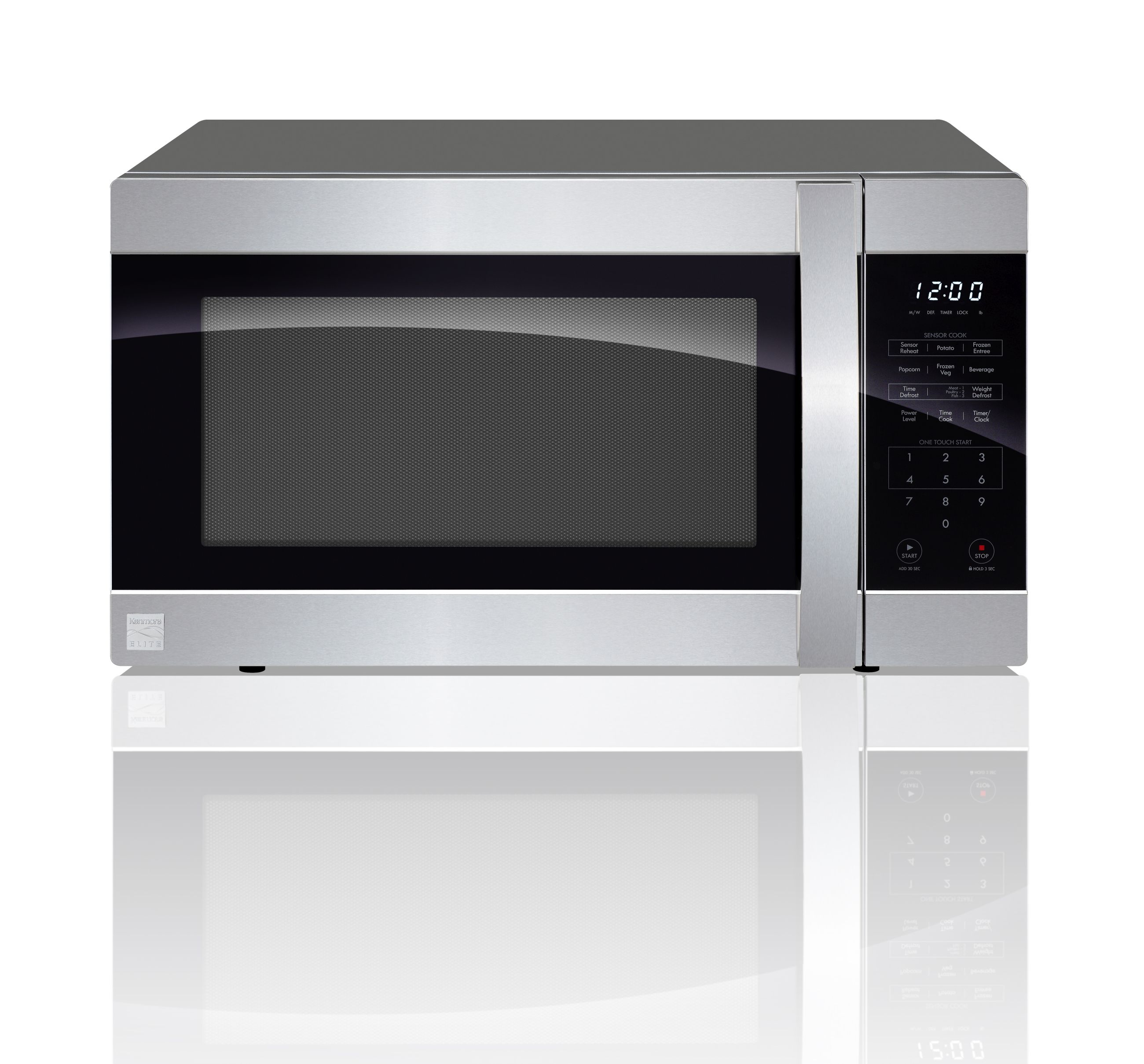 Kenmore Elite 72213 2.2 cu. ft. Countertop Microwave Oven Stainless Steel