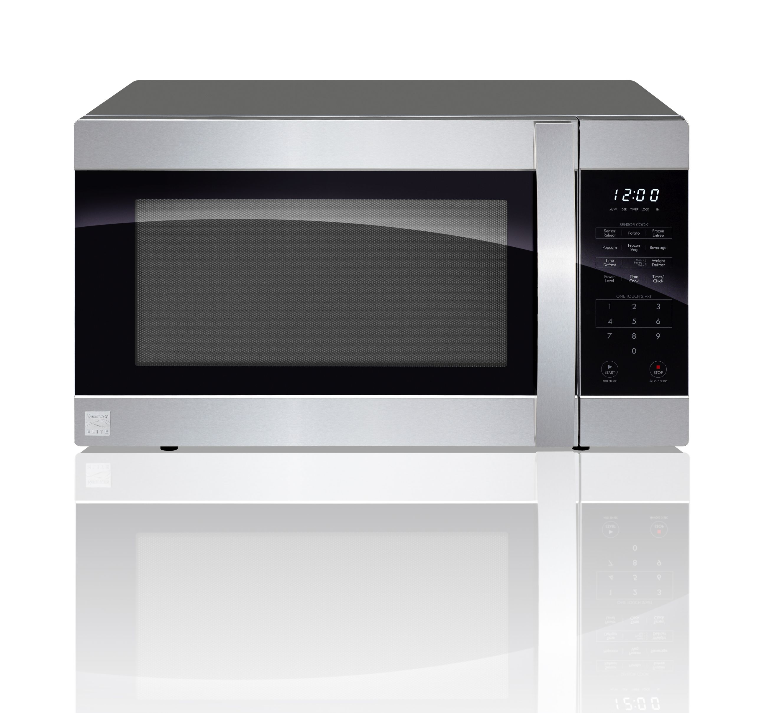 Kenmore Elite 72213 2.2 cu. ft. Countertop Microwave Oven - Stainless Steel