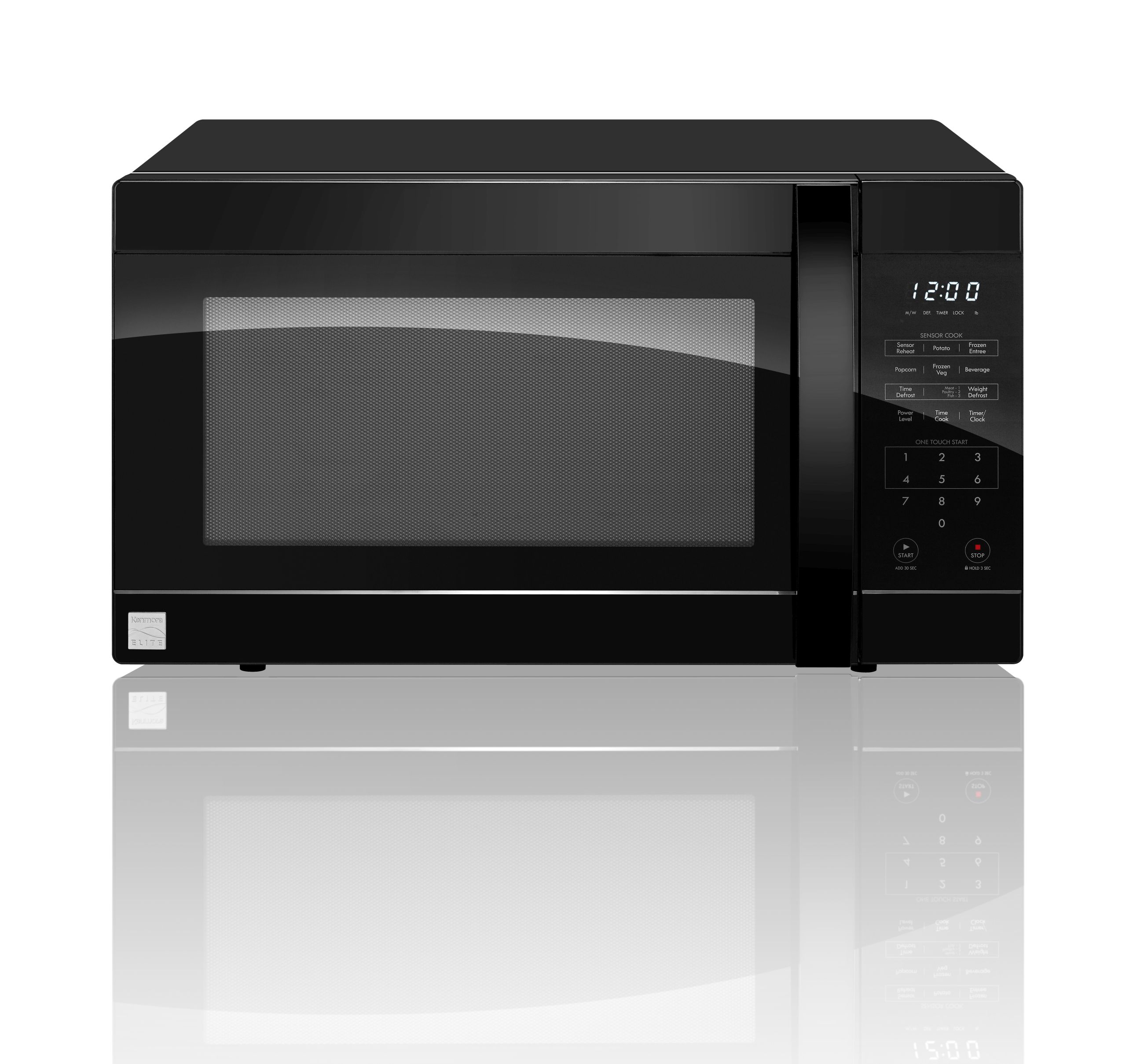 Kenmore Elite 72219 2.2 cu. ft. Countertop Microwave Oven - Black