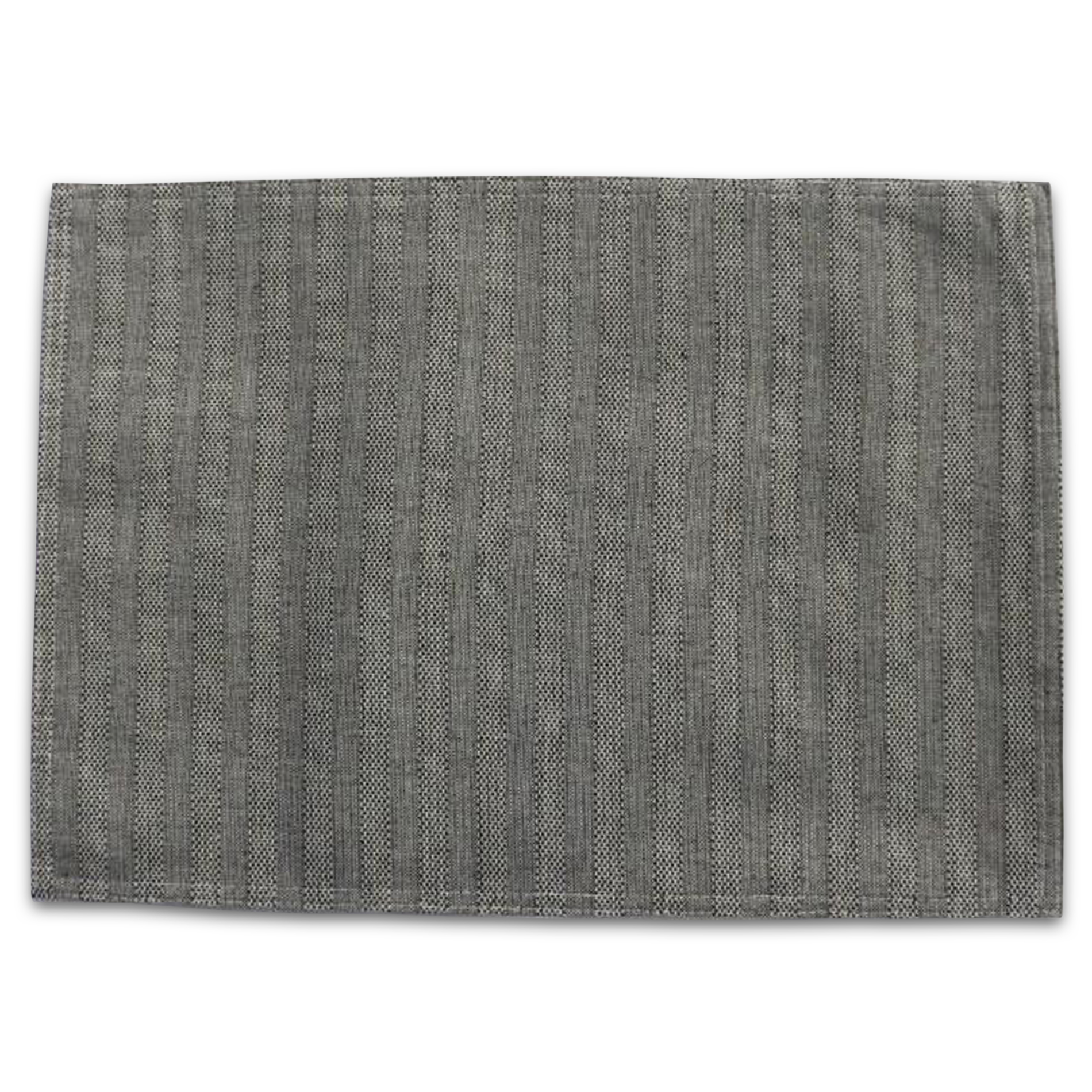 Essential Home Dobby Stripe Placemat, Silver Lining Essential Home Dobby Stripe Placemat, Silver Lining