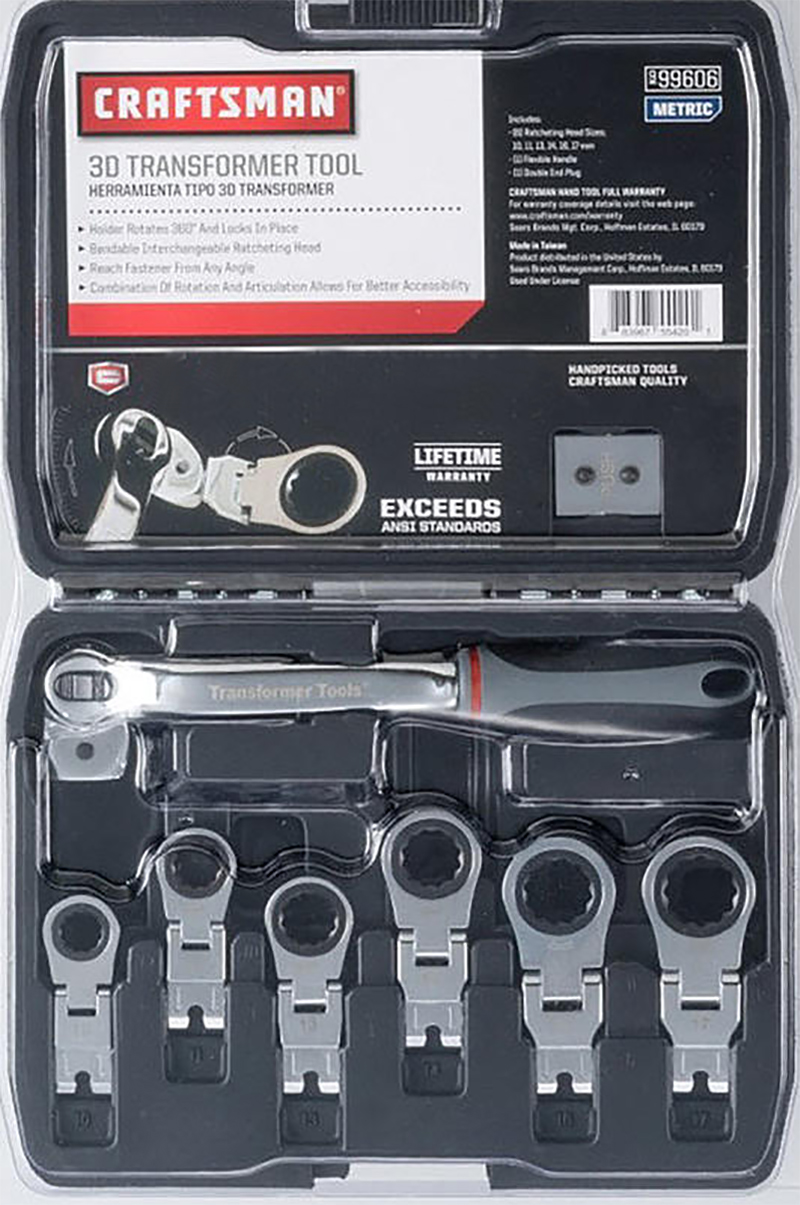 Craftsman 3D Transformer Tool Set Metric