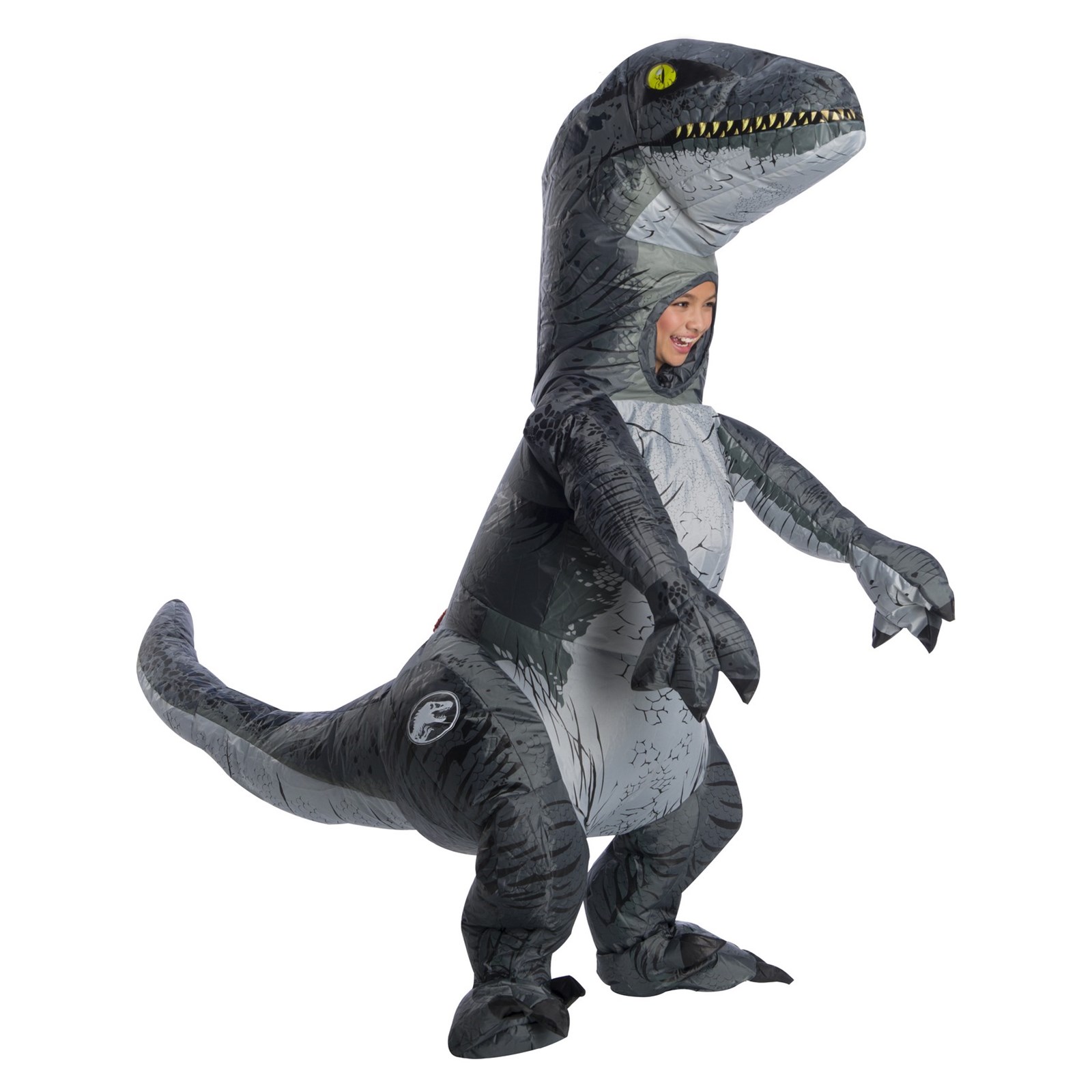 Universal Studios Jurassic World: Fallen Kingdom Childrens Velociraptor Inflatable Costume With Sound