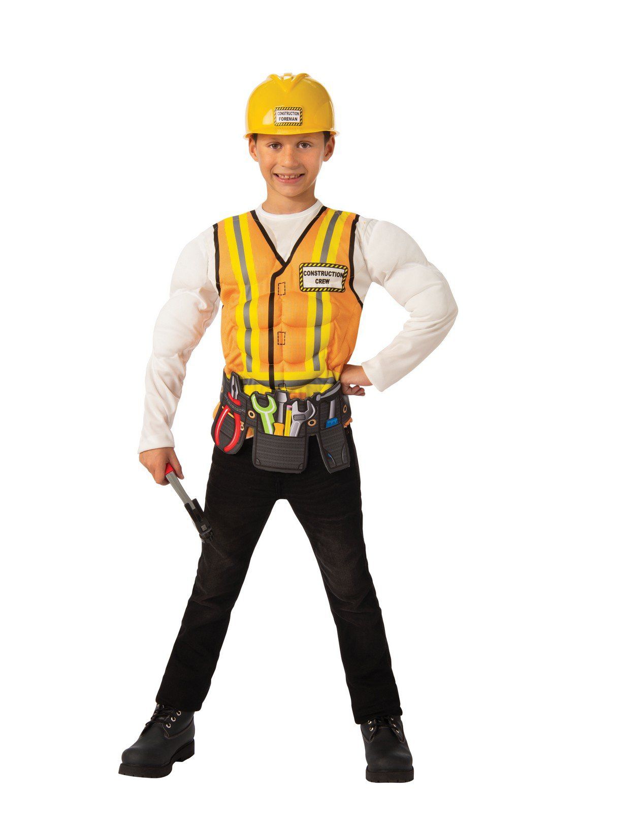 infant construction worker costume