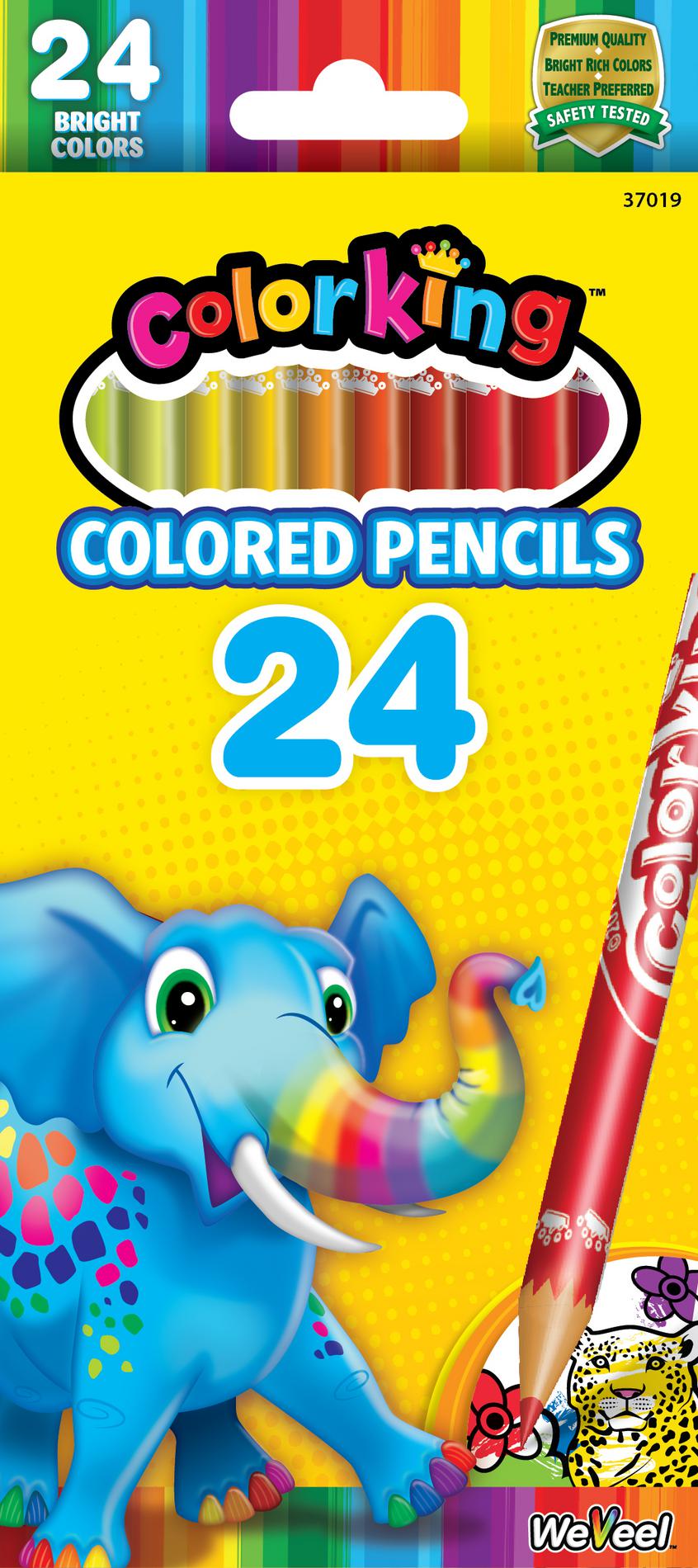 ColorKing 22-7224  Colored Pencils, 24 Count