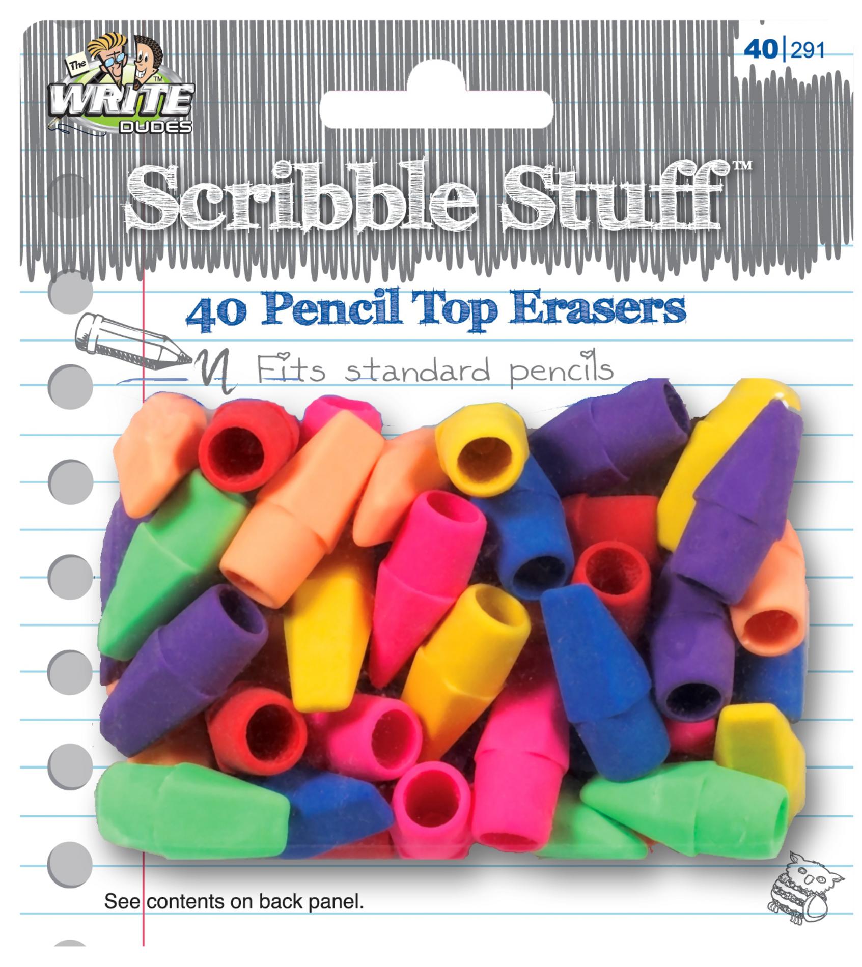 36-1015 40 pc. Pencil Top Erasers