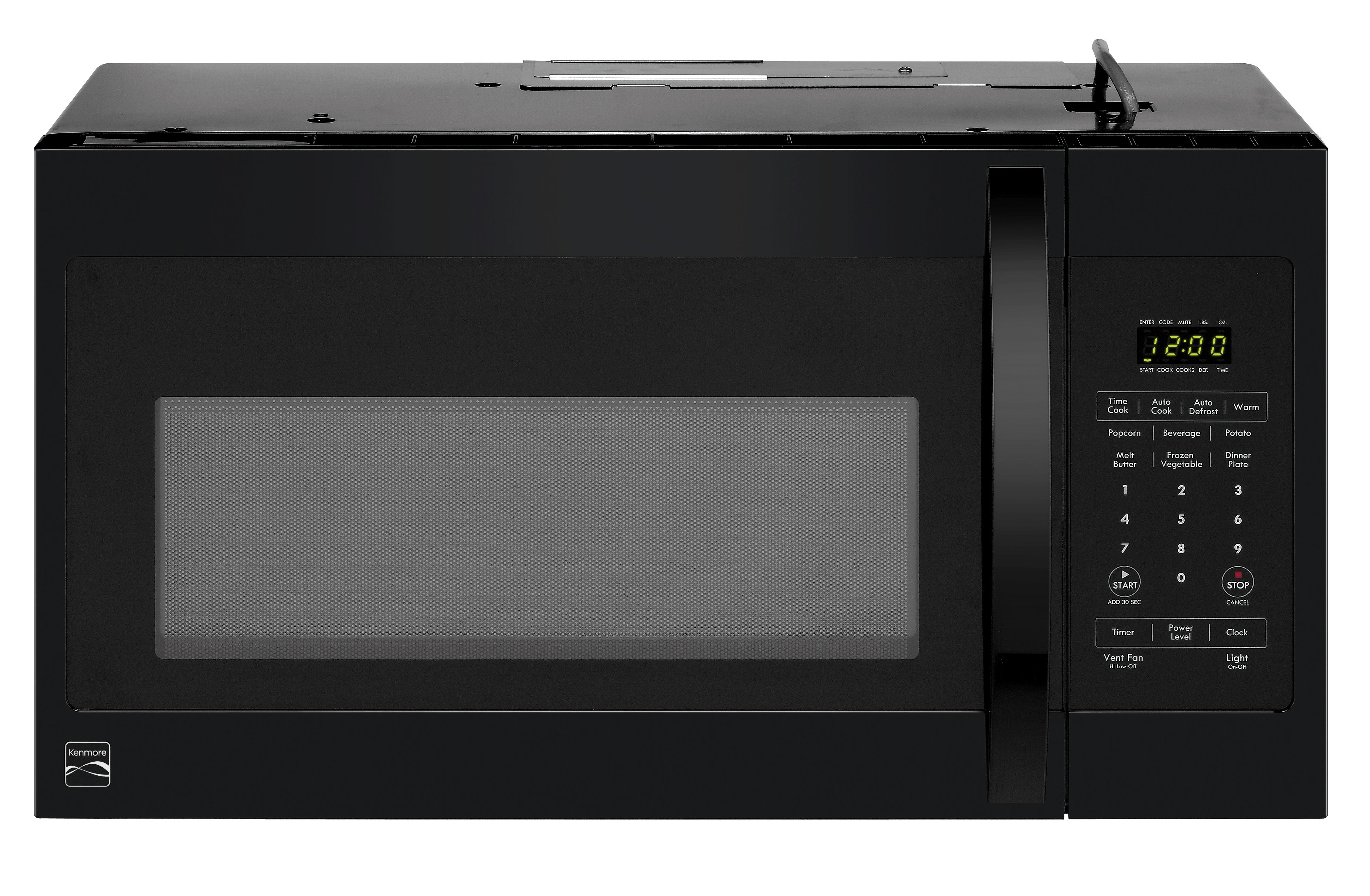 Kenmore 83529 1.6 cu. ft. OvertheRange Microwave Oven Black