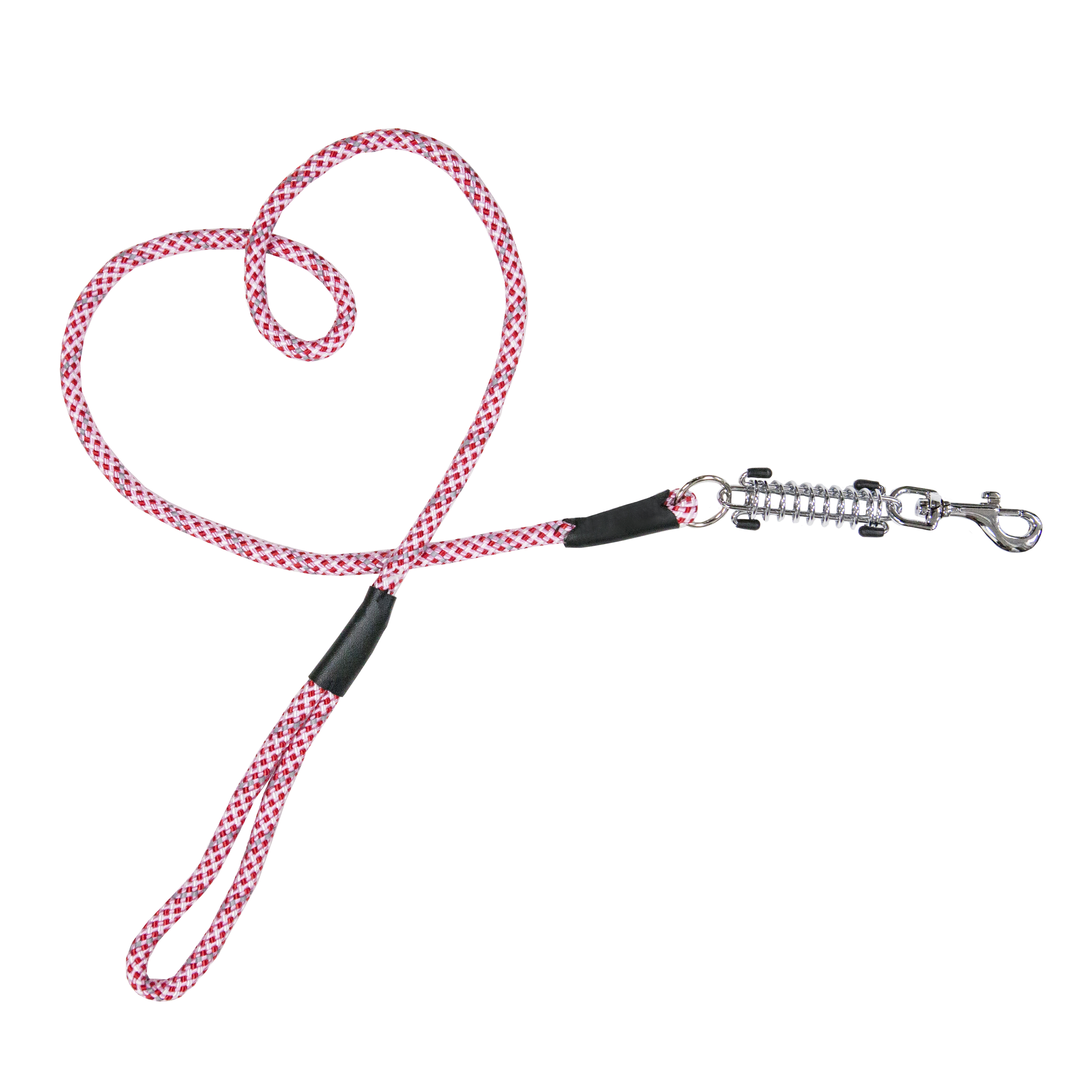 Petique Kandy Kane Reflectiful Leash with Shock Absorber