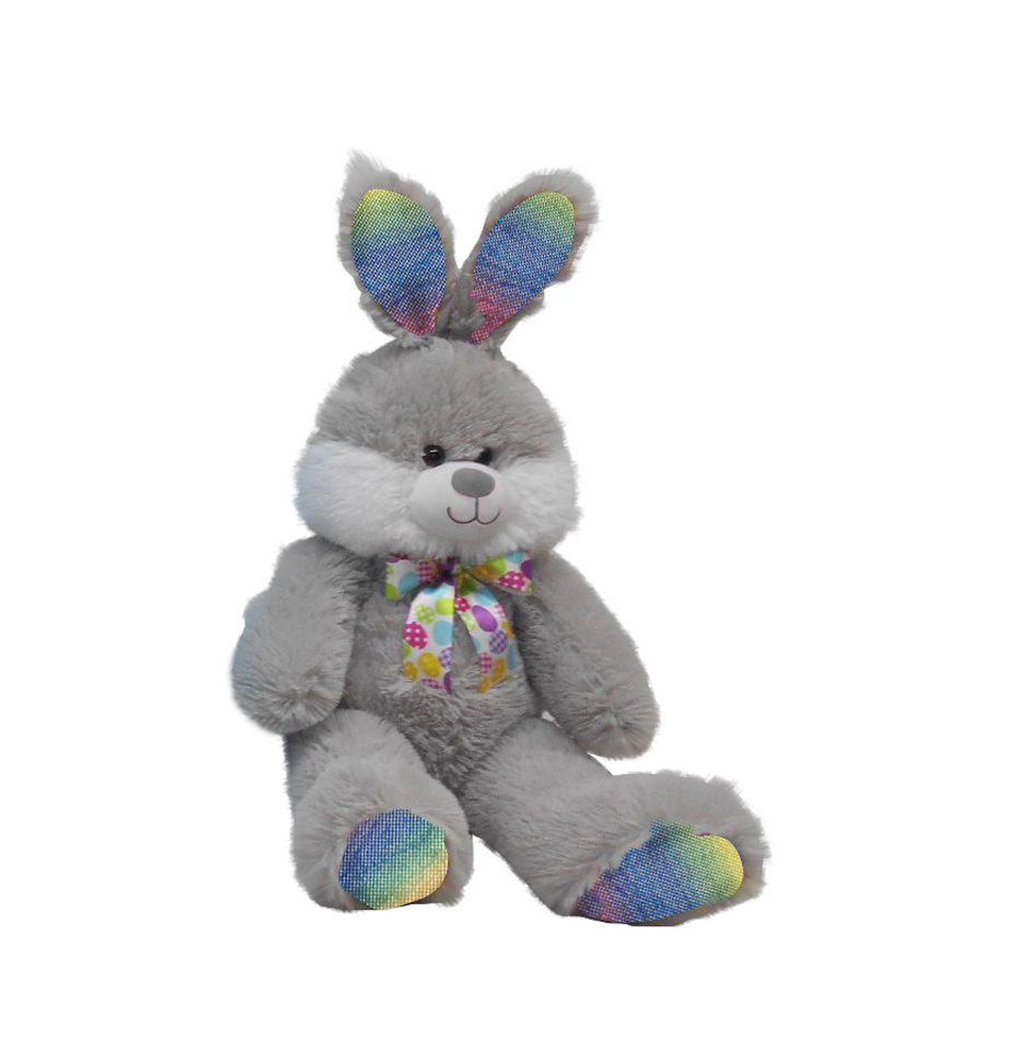 Easter Jubilee 25"  Plush Bunny With Rainbow Colors