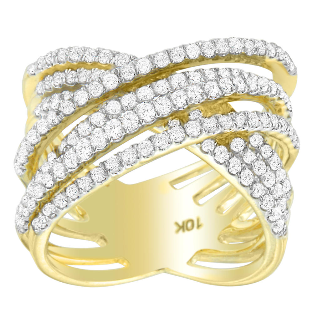 10K Yellow Gold 1.65 ct. TDW Round Diamond Ring (H-I, I1-I2)