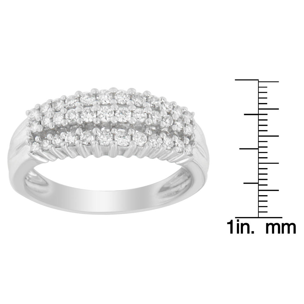 14K White Gold 1/2 CTTW Round-cut Diamond Ring (H-I, SI2-I1)