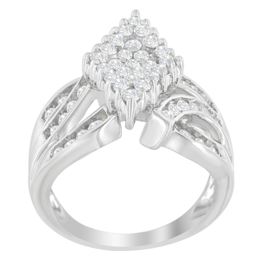 14K White Gold 1ct. TDW Round-cut Diamond Ring (H-I, I1-I2)
